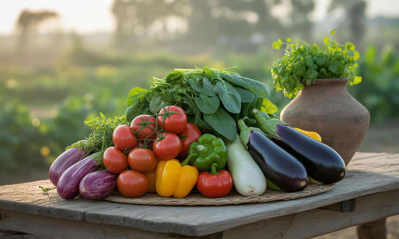 Projonmoplus organic Vegetables