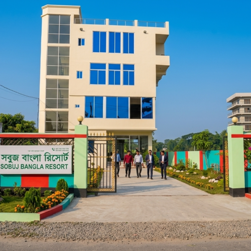Sobuj Bangla Resort building